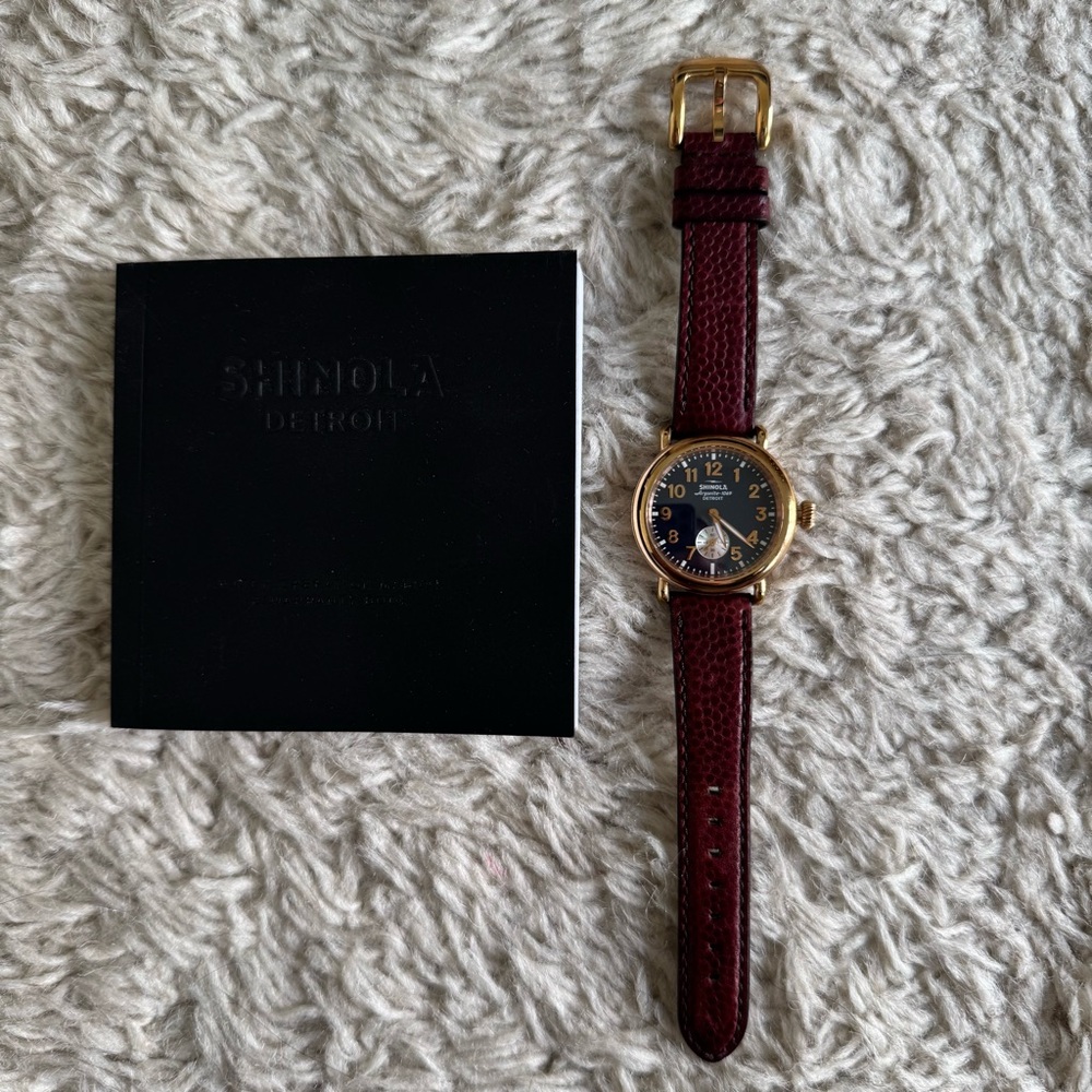 Shinola Detroit Women’s Watch - The Runwell 36mm Midnight Blue Dial